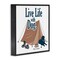 Stupell Industries Camping Life with Dog Framed Giclee Wall Art Design by Dog Is Good